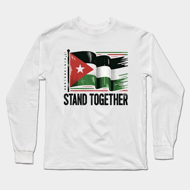 Stand Together Long Sleeve T-Shirt by MZeeDesigns